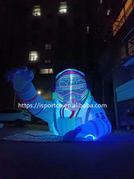 Scène de DJ gonflable géante personnalisée avec éclairage LED intégré pour la décoration d'événements