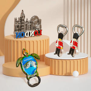 Francia París Inglaterra Londres Grecia EE. UU. Nueva York metal aleación de zinc diseño personalizado país recuerdo imán de nevera - Product Image 5