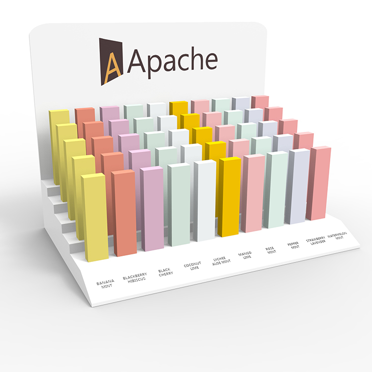 Apache Hot Selling Customized Countertop Acrylic Lipstick Display Stand & Rack with Carton Packing for Retail Stores — view 2