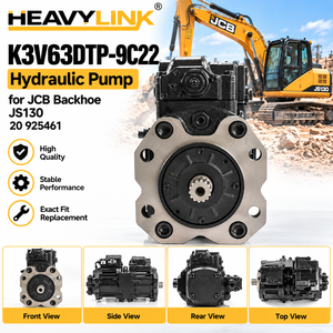Bomba Hidráulica K3V63DTP-9C22, Bomba Principal de Repuesto para Excavadora JCB JS130, Maquinaria de Construcción - Product Image 2