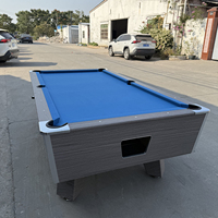 Table de billard commerciale à monnayeur 7FT 8FT avec système à jetons et plateau en MDF pour clubs et salles de jeux – Vente en gros
