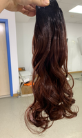Extensions de Cheveux Synthétiques Ondulés de Qualité Usine, 18 Pouces, 100g, Boucles Spirales, Cheveux Ondulés Soyeux, Style French Curl