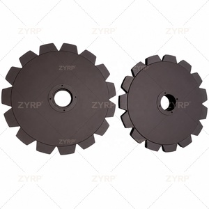 Rueda guía de nylon <span class=keywords><strong>MC</strong></span> de 6 pulgadas para transportador aéreo de riel en T de matadero avícola, pieza de repuesto - Product Image 6
