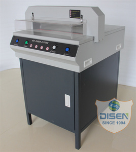 Mini máquina cortadora de papel industrial semiautomática, máquina cortadora de 450v y 450mm, tamaño pequeño, tamaño a5, a3 y <span class=keywords><strong>a4</strong></span> - Product Image 4