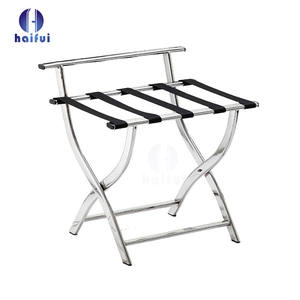 Оптовая продажа полированная стойка для багажа из нержавеющей стали багажная стойка для гостиничных и ресторанных принадлежностей - Product Image 5