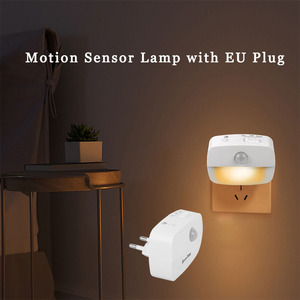 <span class=keywords><strong>Lampe</strong></span> de nuit sans fil à détecteur de <span class=keywords><strong>mouvement</strong></span> LED Détecteur de <span class=keywords><strong>mouvement</strong></span> Plug In Chambre à coucher Escalier Placard de chevet <span class=keywords><strong>Lampe</strong></span> de nuit 220V alimentée par batterie - Product Image 2