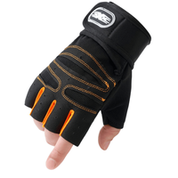 Fabricant professionnel de gants de moto unisexes à demi-doigts, flexibles et respirants, gants de protection pour moto