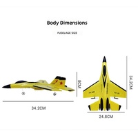 Meilleure vente transfrontalière : Avion jouet électrique en mousse Flying Bear Tongyuan Su 35, planeur télécommandé pour sports de plein air, 14 ans
