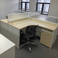 Prix compétitif, bureau modulaire pour le personnel en salle ouverte, poste de travail