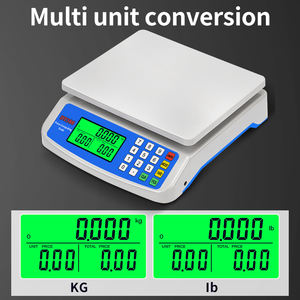 गर्म बिक्री 40 किलोग्राम ओएम/ओडम प्लास्टिक डिजिटल एलसीडी डिस्प्ले फल इलेक्ट्रॉनिक वजन बैलेंस स्केल DT-580 - Product Image 3