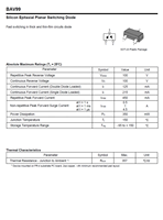 Diode de commutation à montage en surface BAV99 100V 125mA SOT-23, temps de récupération inversée de 4ns, 100% originale, neuve