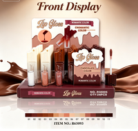 Brillant à lèvres chocolat en gros, hydratant, scintillant, non collant, effet miroir, maquillage des lèvres, gloss beauté, marque privée