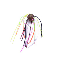 Leurre souple en PVC The Brave, style oursin de mer, en forme de dés, pour la pêche en courant, avec poils de type barbe, forme de bar, vente en gros d'usine