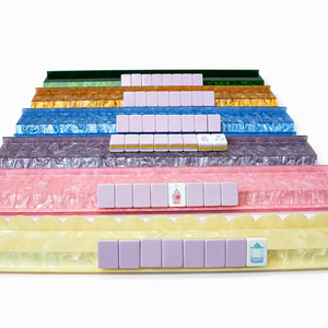 Wholesale Stackable Mahjong Tile Rack Sorting Board Tile Holder Rack with Non-Slip Feet Durable Plastic Sorting <b>Stand</b> - Product Image 6