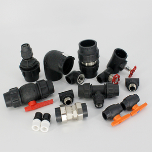 Válvula de bola de ajuste de Tubería de PE, junta de tubo de bola de HDPE, válvula de globo - Product Image 5