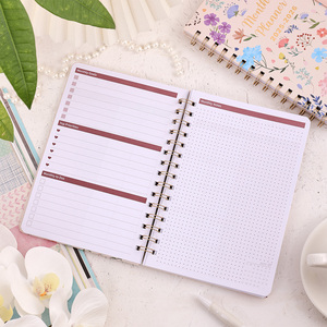 1PC 25-26 Hàng Tháng Kế Hoạch Đơn Giản Hoa Bìa Tông Hàng Tháng Lịch Máy Tính Xách Tay Với Hàng Tháng Tab Dán Túi Tổ Chức - Product Image 4