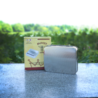 Boîte de rangement en métal pour machine à rouler le tabac, pour rouleaux de cigarettes de 70 mm, accessoires pour fumer le tabac