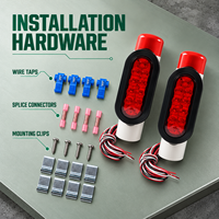 Kit de feux de guidage pour remorque marine HSSH 10 LED 12V IP66 étanche 5050 LED