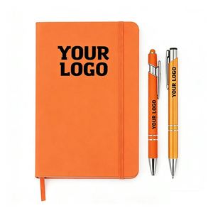 Custom Promo Business Gift <b>A5</b> A6 Elastic Strap Journal Print Brand Logo <b>Notepad</b> Note Book Wholesale Pu Leather Notebook - Product Image 1