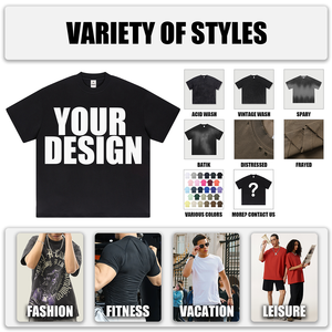 T-Shirt Unisex Oversize in Cotone Vintage Y2K Personalizzabile Nera con Applicazioni Termoadesive e Ricami Designer per <span class=keywords><strong>Uomo</strong></span> - Product Image 5