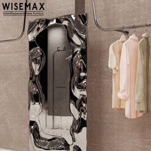 Gương Trang Trí Nội Thất Nghệ Thuật WISEMAX, Bằng Kim Loại, Hình Chữ Nhật, Gương Treo Tường Hiện Đại Độc Đáo Cho Phòng Khách - Product Image 3