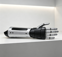 Prototype de main robotique bionique CNC 5 axes sur mesure, usinage de précision, modèle de main prothétique médicale pour la R&D robotique, échantillon Chine