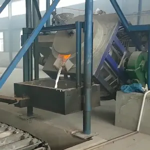 500kg per hour aluminum ingot automatic production line Waste aluminum recycling and ingot making equipment