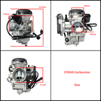 Carburateur CVK40 pour Arctic Cat Prowler 650 XT650 0470-482 H1 M4 2007 Moto Scooter ATV UTV Buggy Carburateur Automatique