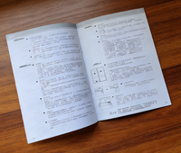 Impression personnalisée A5 Manuel bilingue pour l'utilisateur Directives Instructions Brochure à reliure à cheval Couverture souple Livret Brochure Impression de livre