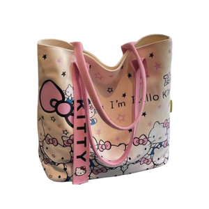 Bolso <span class=keywords><strong>de</strong></span> lona <span class=keywords><strong>Hello</strong></span> Kittyed, venta al por mayor, bolsos <span class=keywords><strong>de</strong></span> lona con personaje con licencia <span class=keywords><strong>de</strong></span> dibujos animados, bolso <span class=keywords><strong>de</strong></span> hombro portátil y <span class=keywords><strong>de</strong></span> moda - Product Image 1