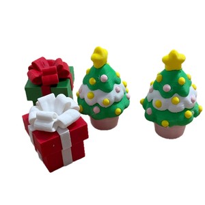 3D printed stress-relief toy, push-button Christmas tree, Christmas gift <b>box</b>, fingertip stress-relief toy - Product Image 4