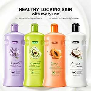 Lotion Corporelle Éclaircissante en Gros, Crème Hydratante Naturelle à la Papaye et à l'Avocat, Lait Corporel Éclaircissant, Personnalisation du LOGO - Product Image 2