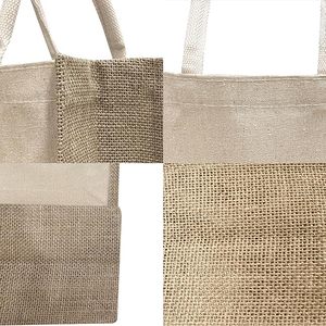 New Holiday Teacher Thank You Gift Canvas Tote Zipper Simple Flower White Jute Conference Bag for Ladies - Product Image 2
