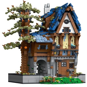 Mork 033032  2095 PCS Magic House Architecture médiévale Jouets de construction en briques Ensembles de puzzles Blocs de construction avec lumières - Product Image 2