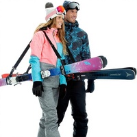 Porte-équipement de ski pour homme Volk, 2 ensembles par paquet, accessoire de ski, taille réglable, transport facile