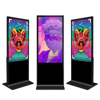 Écran tactile interactif Wifi de 43, 49, 65 et 55 pouces, affichage numérique publicitaire sur pied, totem tactile