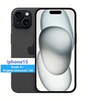iPhone 15 Usado Grado A+ Original Desbloqueado 5G 128GB 256GB 100% Probado Completo Venta al por Mayor