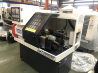 Tour CNC horizontal à lit plat de petite taille CK6130, machine de tournage de précision en métal, commande GSK