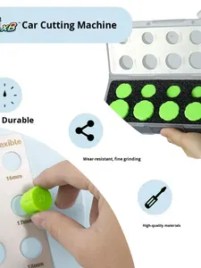 Guanghuan GH-256 <span class=keywords><strong>Halo</strong></span> Outil d'assistance de découpe de trous pour radar de 16-25 mm pour <span class=keywords><strong>film</strong></span> teinté de vitres de voiture, ensemble de 10 pièces pour l'installation de films de protection automobile - Product Image 6
