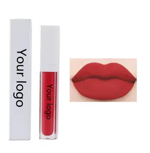 Custom private label Wholesale Lip gloss Vegan Lip gloss Supplier Liquid White Tube matte lip gloss