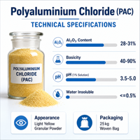 Floculant pour l'eau potable, chlorure de polyaluminium, poudre de haute pureté