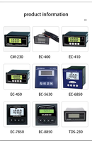 Compteur TDS à panneau intelligent Testeur d'eau numérique à TDS-230 CM-230 avec compteur de conductivité du système RO industriel 0-2000 Ppm 220V 24V