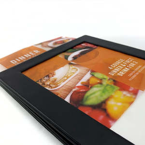 Tentes de table numériques lumineuses personnalisées, 2 pages, pliables, avec carte LED, support de table rétroéclairé pour restaurant, bar - Product Image 5