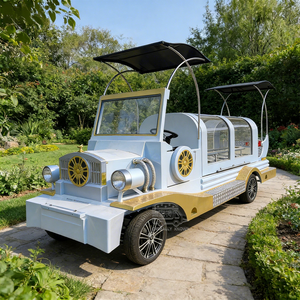 Véhicule électrique de type calèche funéraire, style européen, fait main, personnalisable, avec 4 roues - Product Image 1