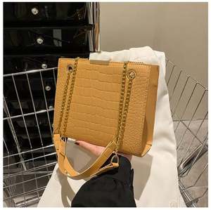 I-0186 Nueva Bolsa de Hombro Casual a la Moda, de PU, Color Sólido, con Correa Única, para Mujer, Tipo Bandolera, con Cierre de Broches - Product Image 2