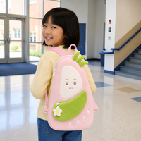 Meilleur Prix Sac à Dos Portable en Peluche Douce Fraise Personnalisé pour Enfants et Étudiants