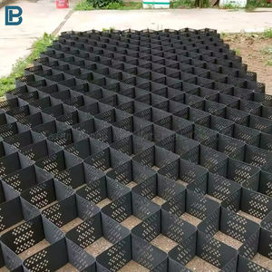 Mur de soutènement en plastique HDPE Geocell en <span class=keywords><strong>nid</strong></span> <span class=keywords><strong>d</strong></span>'<span class=keywords><strong>abeille</strong></span> pour les allées de <span class=keywords><strong>gravier</strong></span> et la construction de bases routières Stabilisateur de matériau PP chez Dooprice - Product Image 2