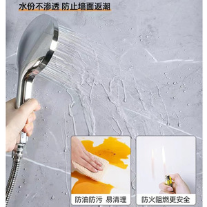 Imitation Ceramic Tile Wall Stickers Waterproof Self Adhesive Flat Panels For Kitchen Bathroom Living Room Minimalist Design - Product Image 4