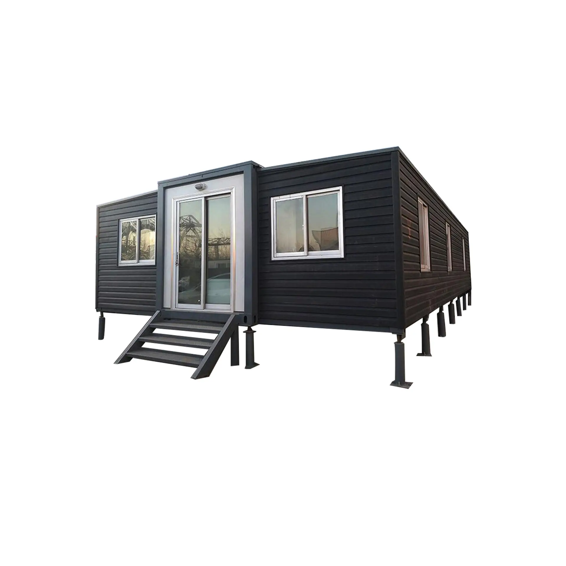 Luxe Beweegbare En Opvouwbare 40ft 20ft Uitbreidbaar Prefab Containerhuis Te Koop