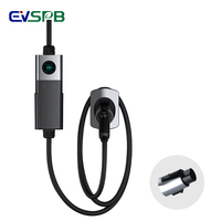 16A Type2 GBT Chargeur Bidirectionnel Ev Adaptateur Nema 6-20 Plug Nema 5-15 Délai Réglable Courant Portable 3.3kW Ev Chargeur